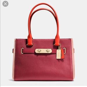 Coach Colorblock Swagger Carryall